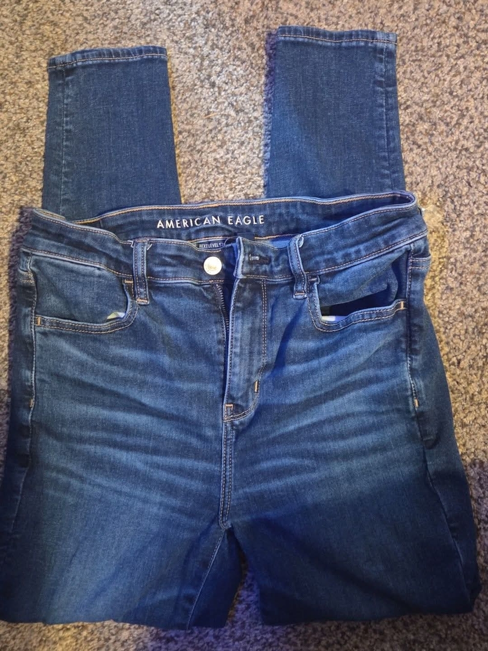 American Eagle Outfitters Women’s Dark Blue Skinny Jeans